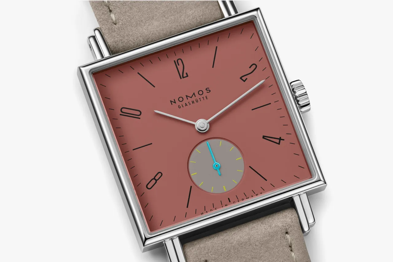 NOMOS Tetra Terra Terracotta Red Otomatik 438 detay görseli 5