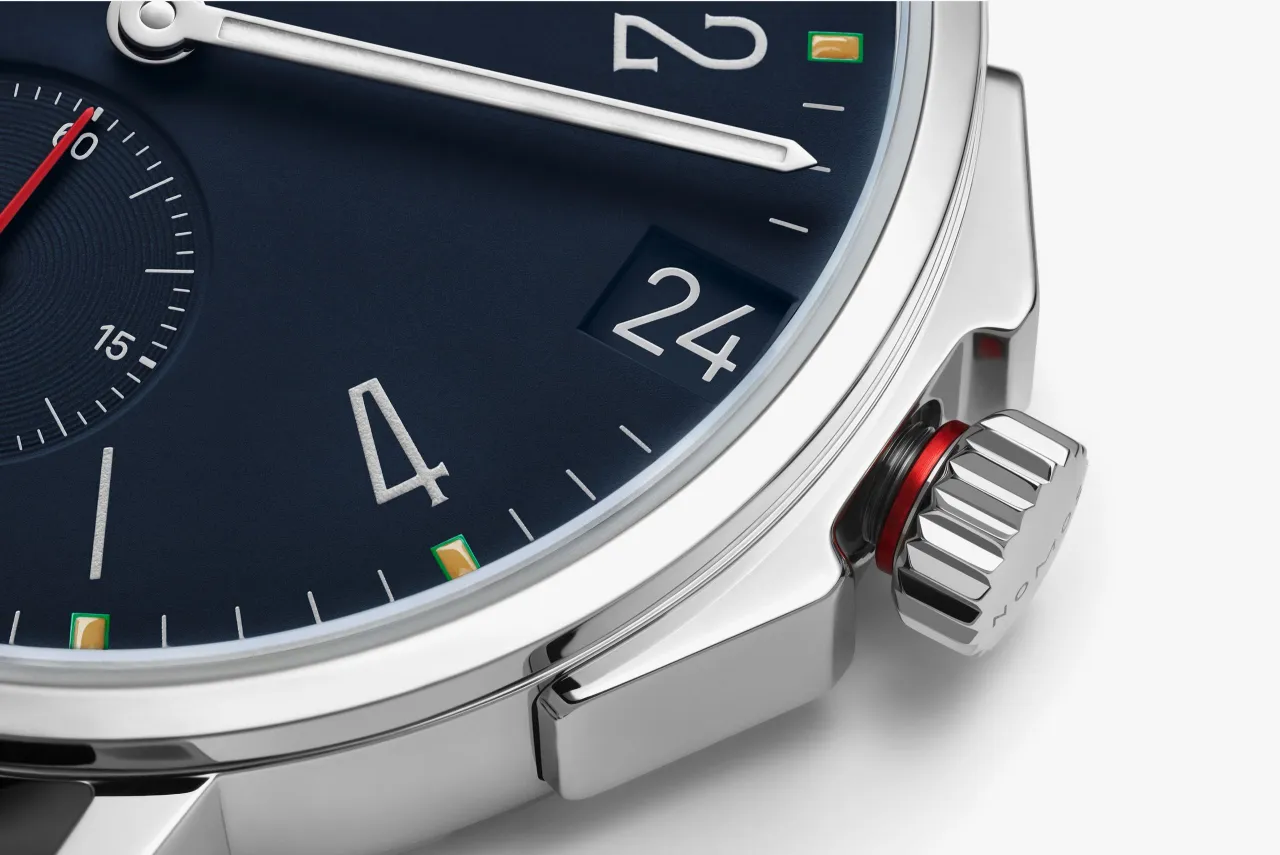 NOMOS Ahoi Neomatik 38 Date Atlantic 518 detay görseli 4