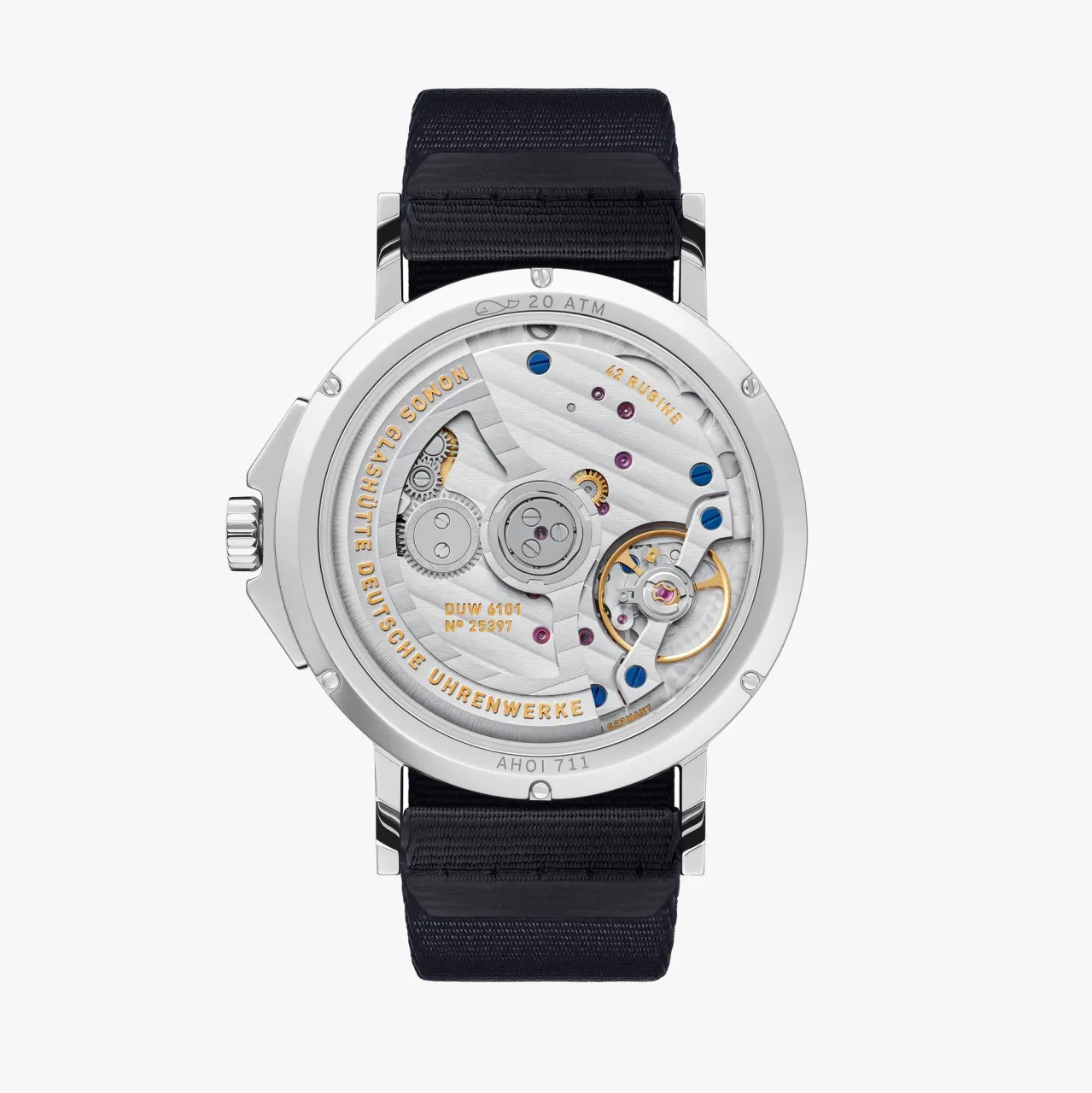 NOMOS Ahoi Neomatik 38 Date Atlantic 528 detay görseli 1