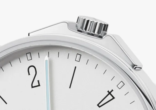 NOMOS Ahoi Otomatik Beyaz Gümüş Plaka 555 Görsel 6