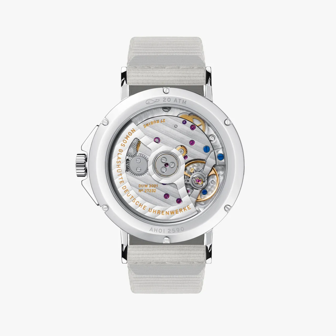 NOMOS Glashütte Ahoi Neomatik Siren Blue 562 detay görseli 1