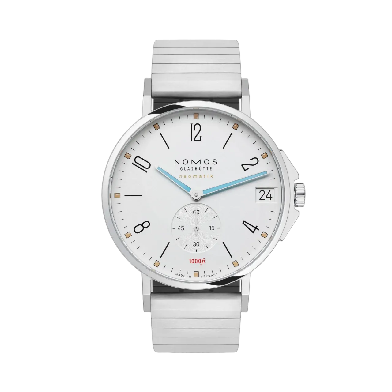 NOMOS Tangente Sport Otomatik Beyaz Gümüş Plaka 580