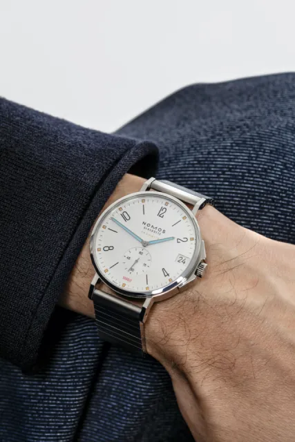 NOMOS Tangente Sport Otomatik Beyaz Gümüş Plaka 580 Görsel 9