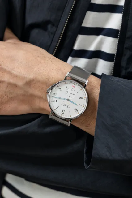 NOMOS Tangente Sport Otomatik Beyaz Gümüş Plaka 580 Görsel 10