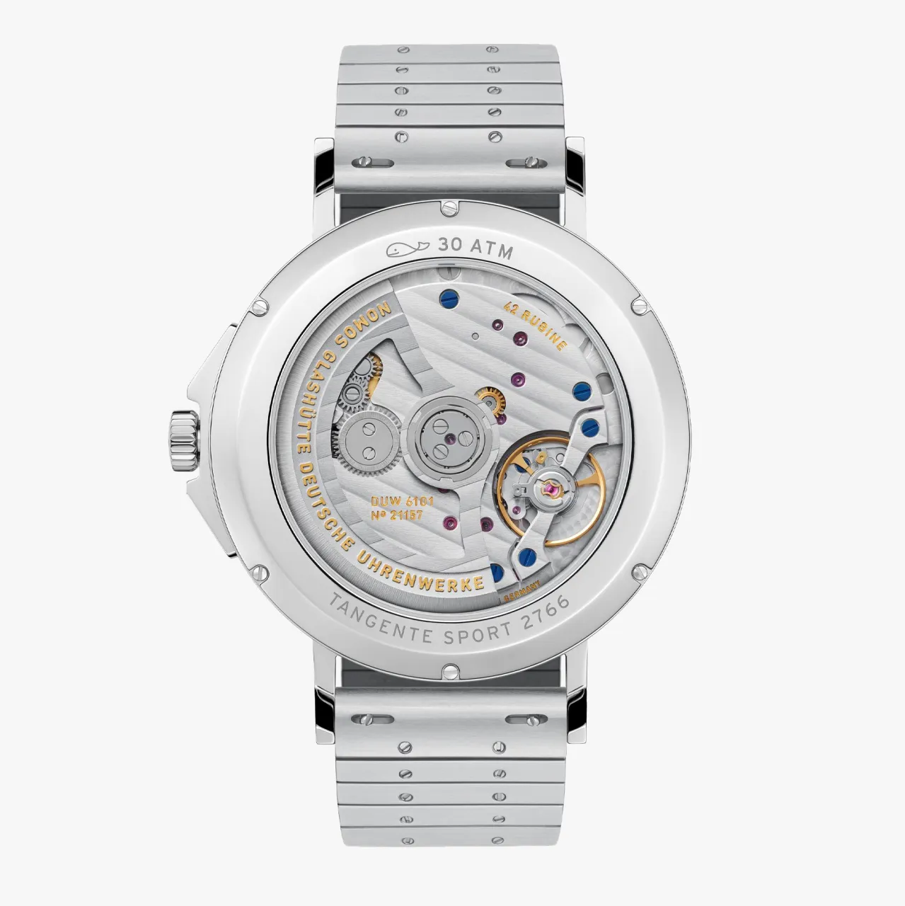 NOMOS Glashütte Tangente Sport Otomatik Marine Black 581 detay görseli 1