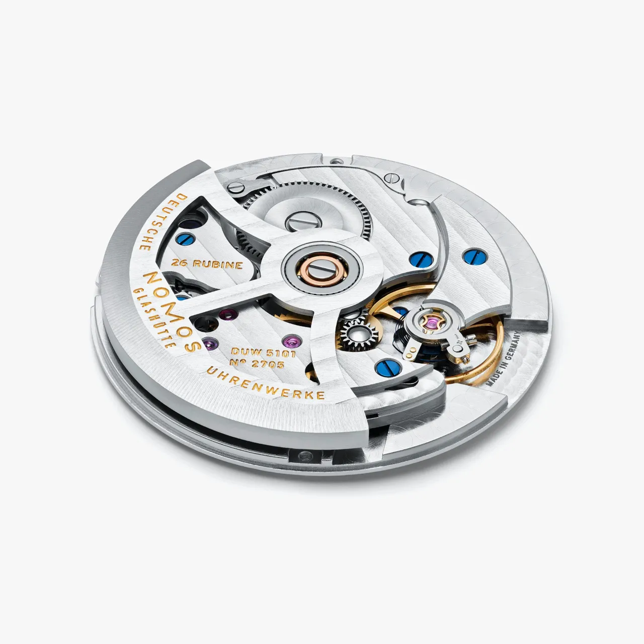 NOMOS Glashütte Tangomat Date Otomatik Beyaz Gümüş 602 detay görseli 5
