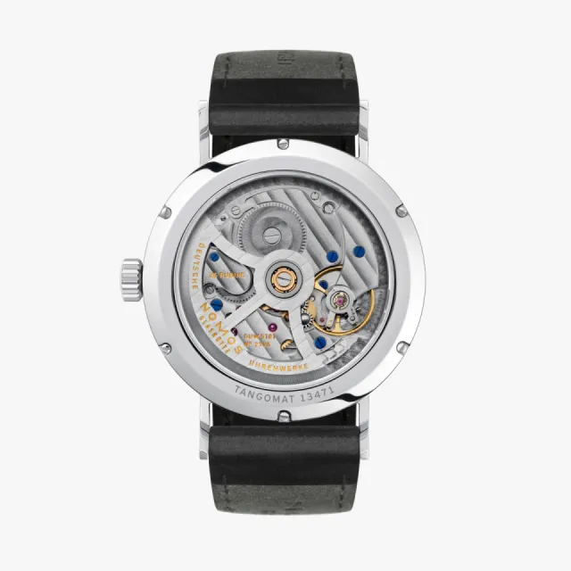NOMOS Glashütte Tangomat Date Otomatik Beyaz Gümüş 602 Görsel 2