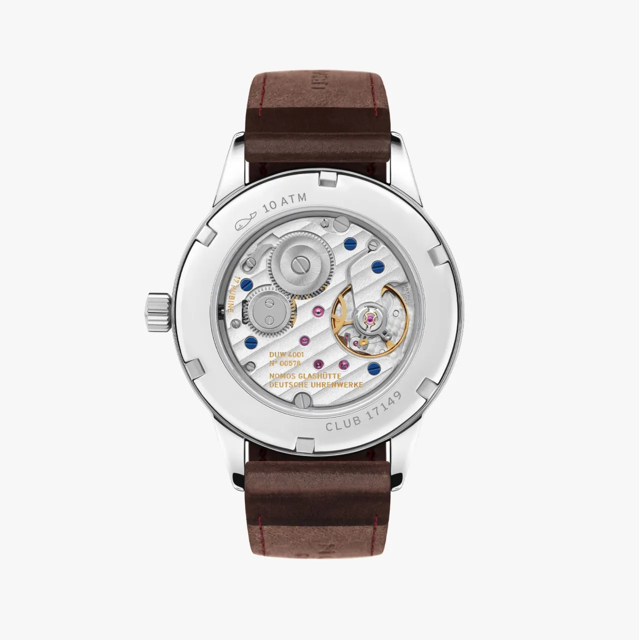 NOMOS Club White Silver-Plated Otomatik 7031 detay görseli 1
