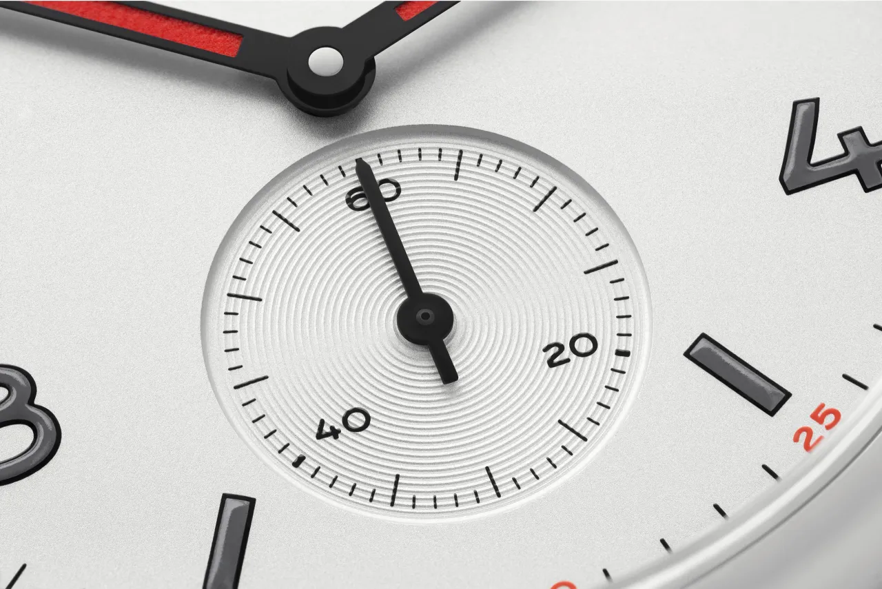 NOMOS Club White Silver-Plated Otomatik 7031 detay görseli 5