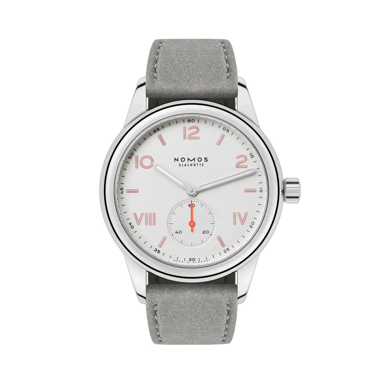 NOMOS Glashütte Club Campus Galvanized White Silver-Plated 708
