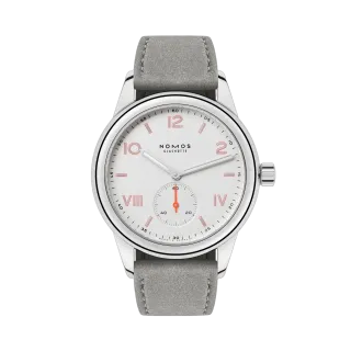 NOMOS Glashütte Club Campus Galvanized White Silver-Plated 708