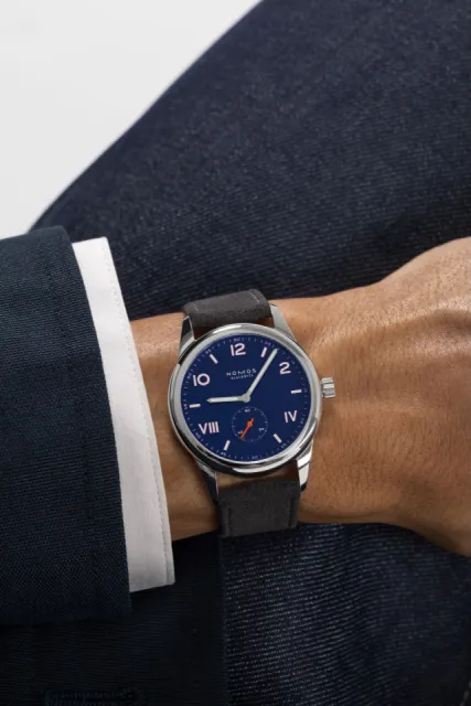 NOMOS Club Campus 38 Night Blue Otomatik 722GB Görsel 7