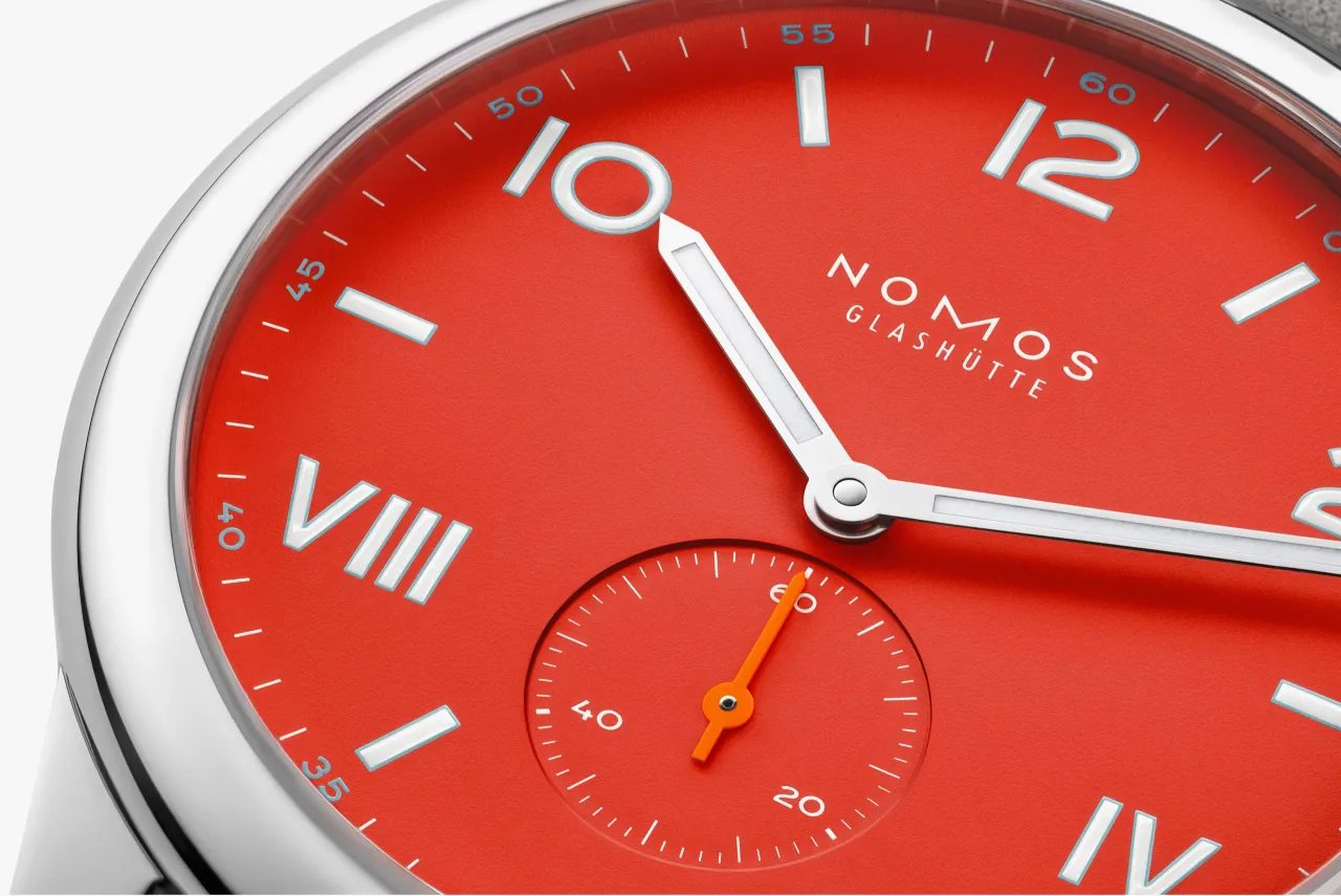 NOMOS Club Campus 38 Nonstop Red Otomatik 723 detay görseli 3