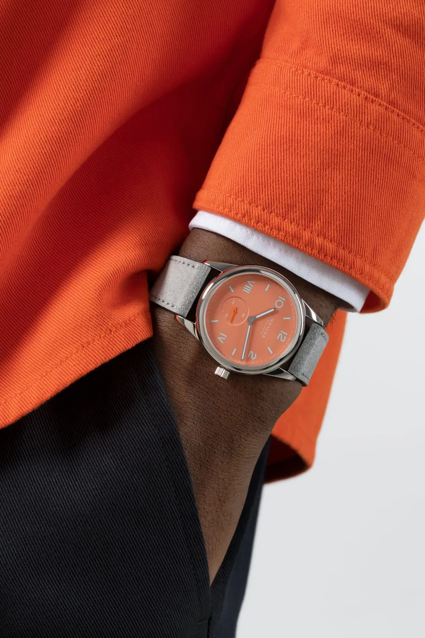 NOMOS Club Campus 38 Cream Coral Otomatik 725 detay görseli 4