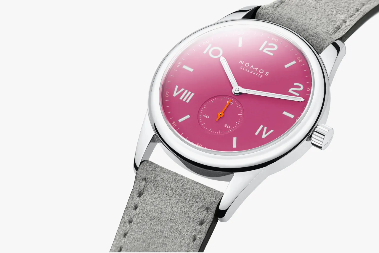NOMOS Club Campus 38 Deep Pink Otomatik 728 detay görseli 3