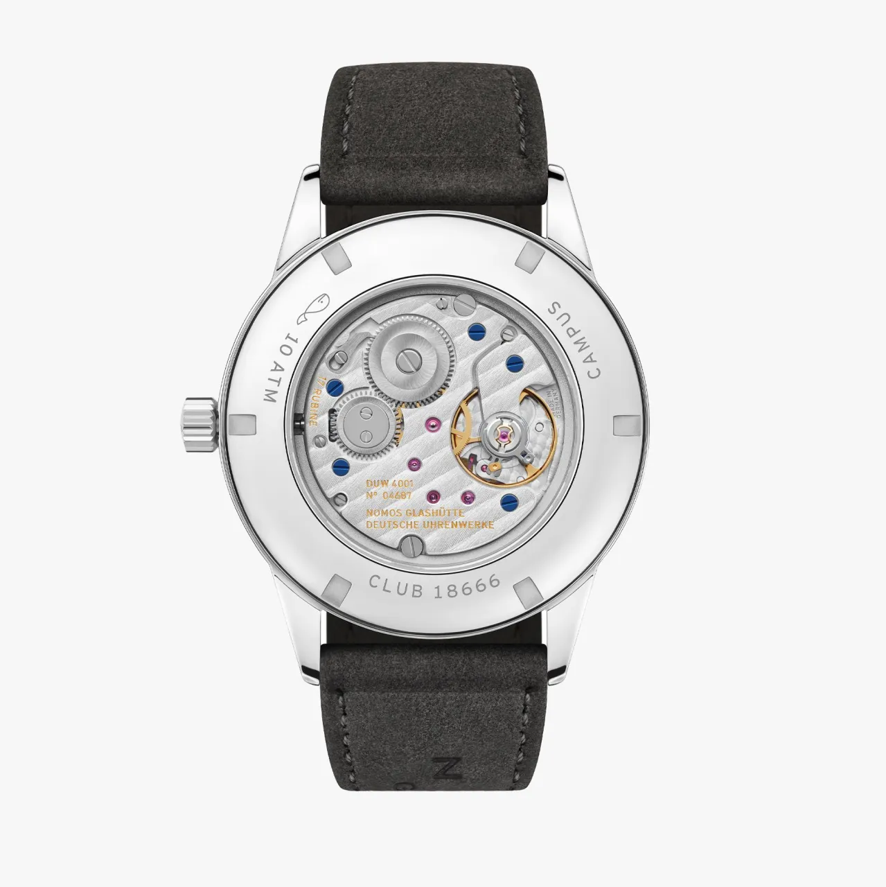NOMOS Glashütte Club Campus 38 All Olive Otomatik 739GB detay görseli 1