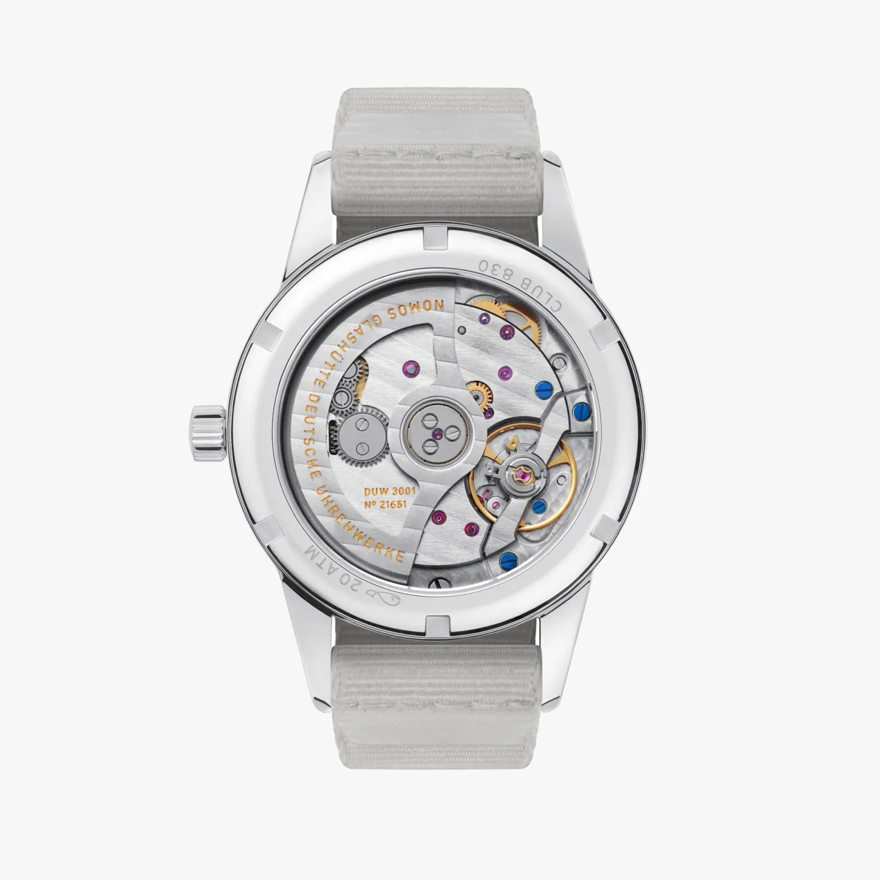 NOMOS Glashütte Club Neomatik Siren White Otomatik 744 detay görseli 1
