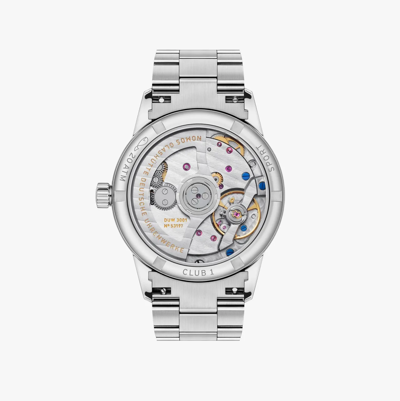 NOMOS Glashütte Club Sport Neomatik Gold 755 detay görseli 1