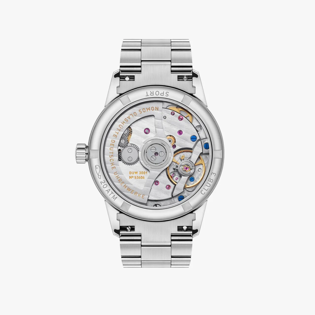 NOMOS Glashütte Club Sport Neomatik 34 Purple 757 detay görseli 1