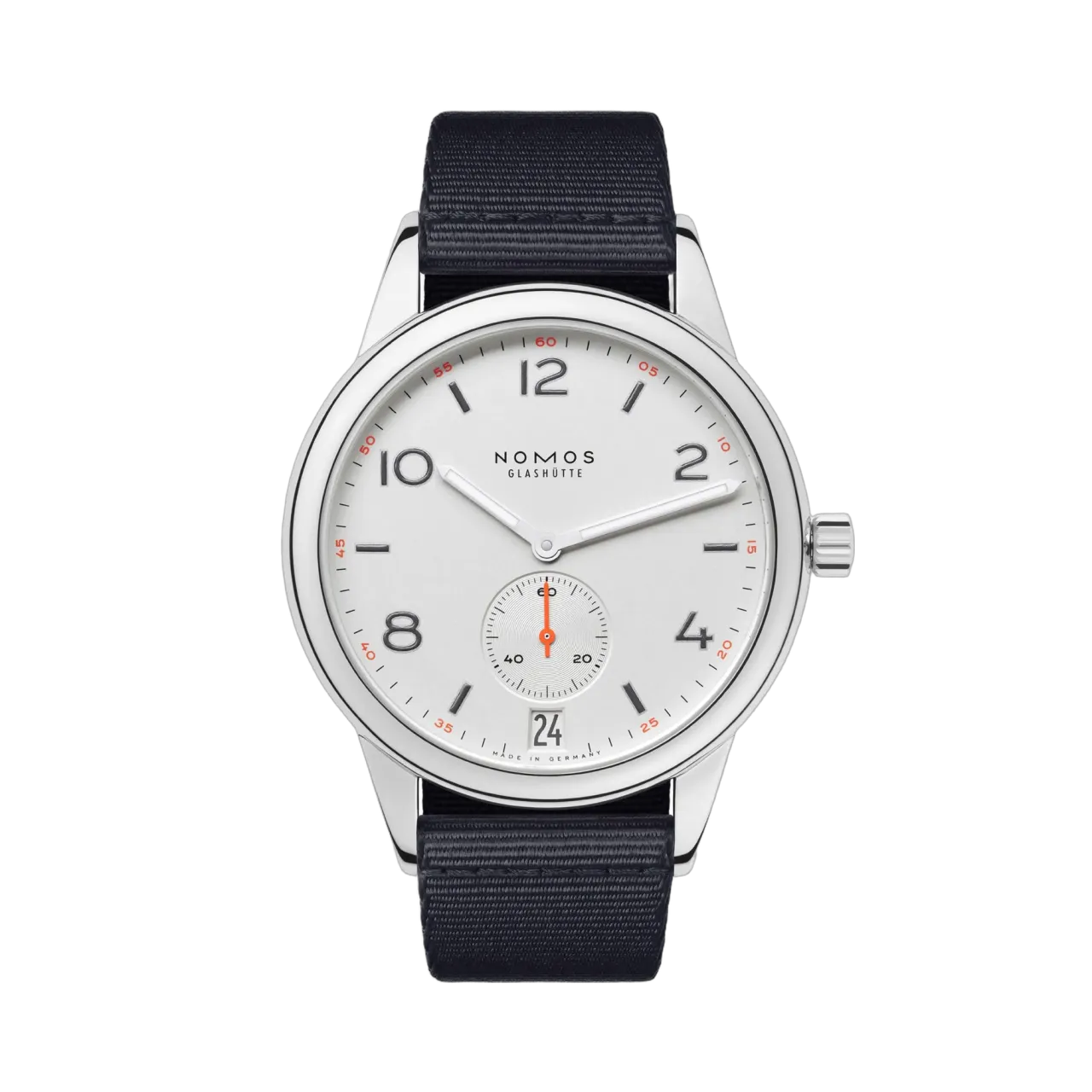 NOMOS Glashütte Club Automatic Date White Silver-Plated 775