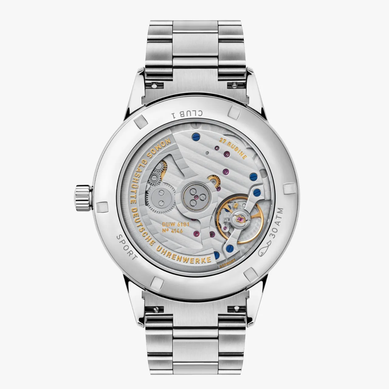 NOMOS Club Sport Neomatik Siyah 781 detay görseli 1