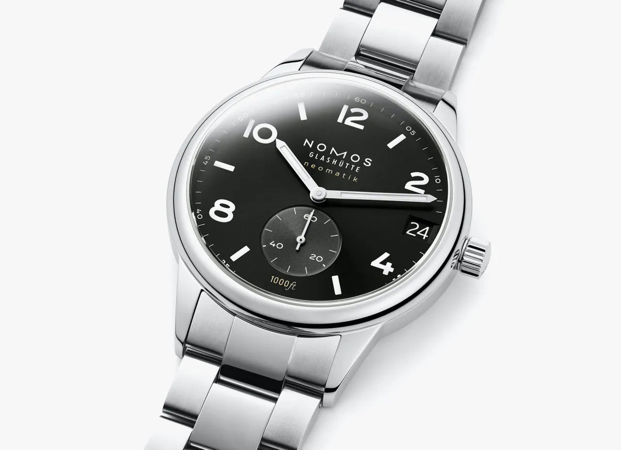 NOMOS Club Sport Neomatik Siyah 781 detay görseli 2