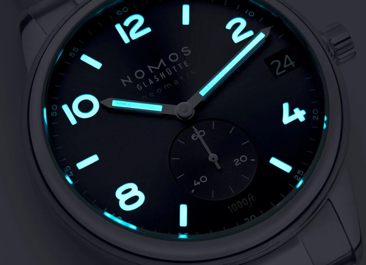 NOMOS Club Sport Neomatik Siyah 781 detay görseli 4