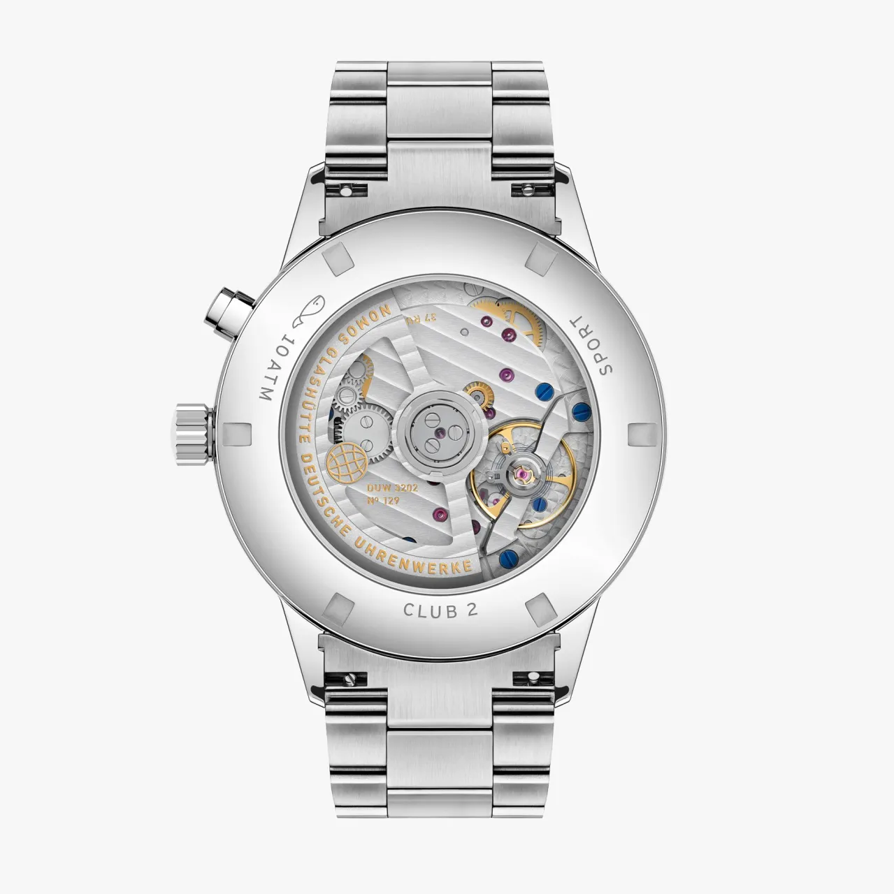 NOMOS Glashütte Club Sport Neomatik Worldtimer Blue 790 detay görseli 1