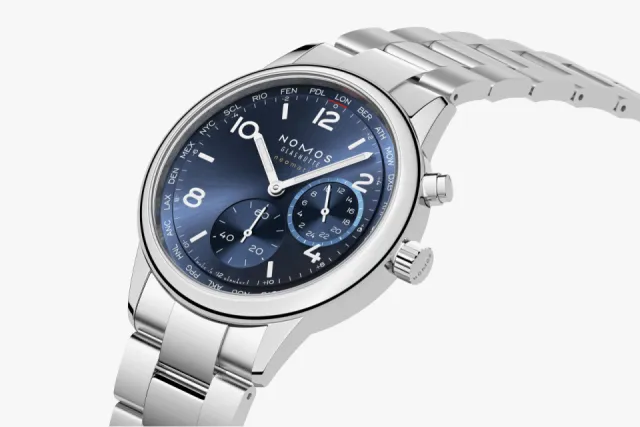 NOMOS Glashütte Club Sport Neomatik Worldtimer Blue 790 Görsel 3