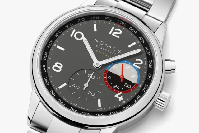 NOMOS Glashütte Club Sport Neomatik Worldtimer Volcano 790S1 Görsel 4