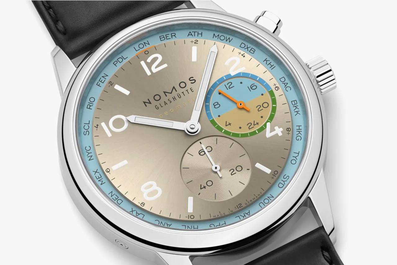 NOMOS Club Sport Neomatik Worldtimer Roam 790S10 detay görseli 3