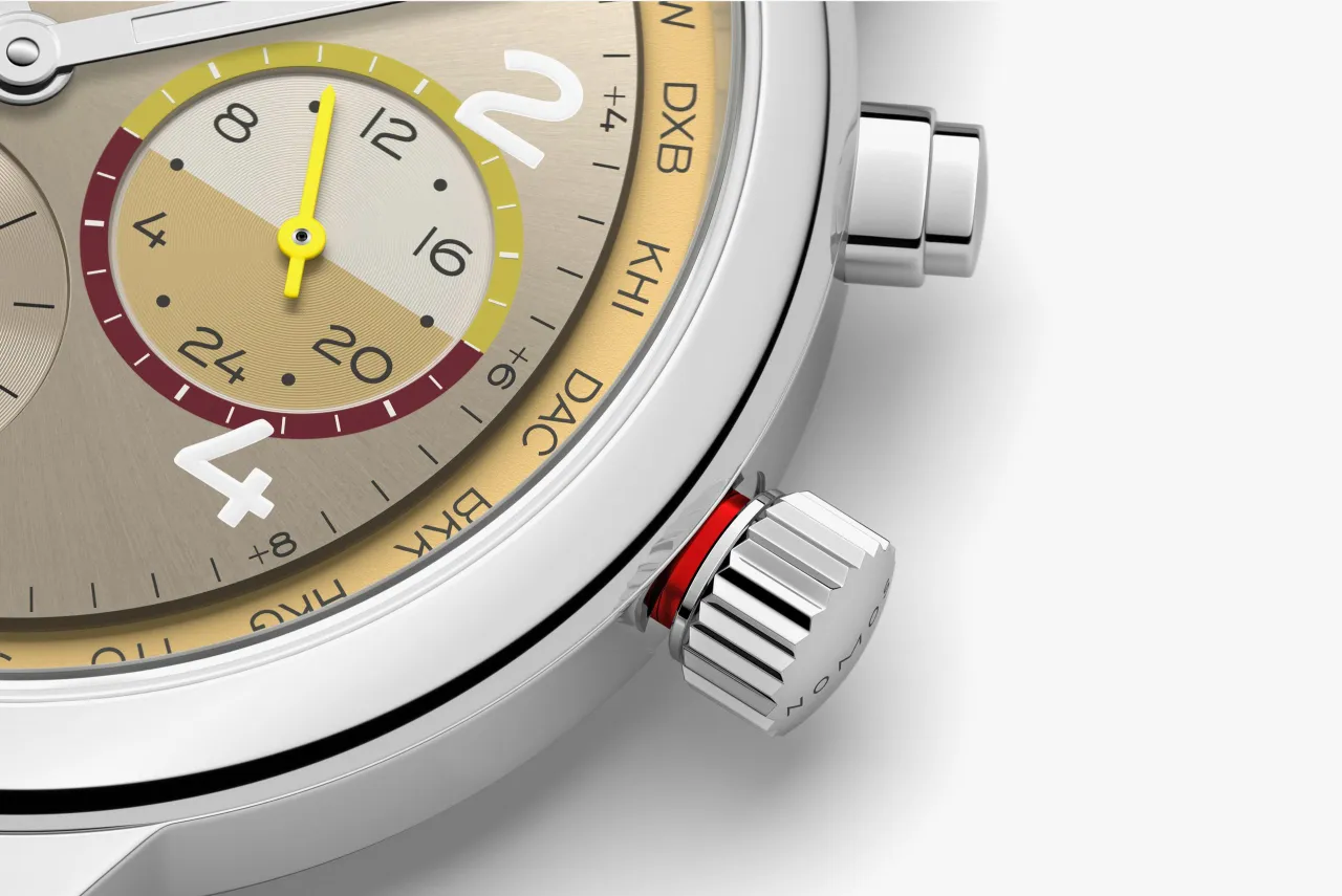 NOMOS Glashütte Club Sport Neomatik Worldtimer Reverie 790S11 detay görseli 5