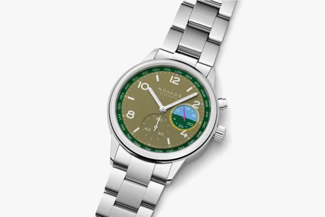 NOMOS Glashütte Club Sport Neomatik Worldtimer Jungle 790S2 Görsel 3