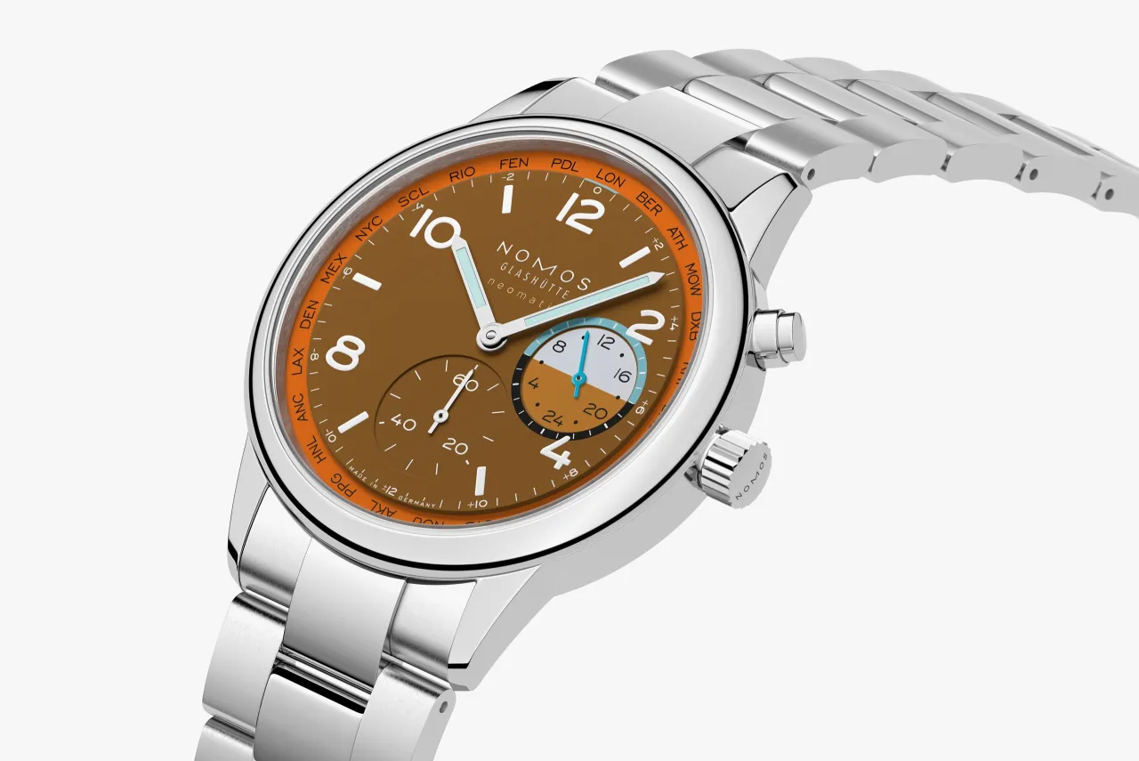 NOMOS Glashütte Club Sport Neomatik Worldtimer Canyon 790S3 detay görseli 2