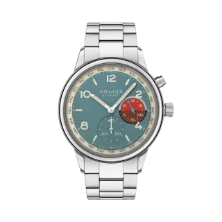 NOMOS Glashütte Club Sport Neomatik Worldtimer Glacier 790S4