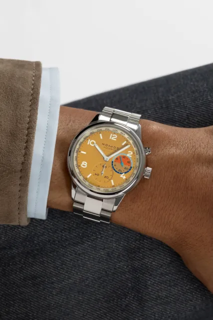 NOMOS Glashütte Club Sport Neomatik Worldtimer Dune 790S6 Görsel 10