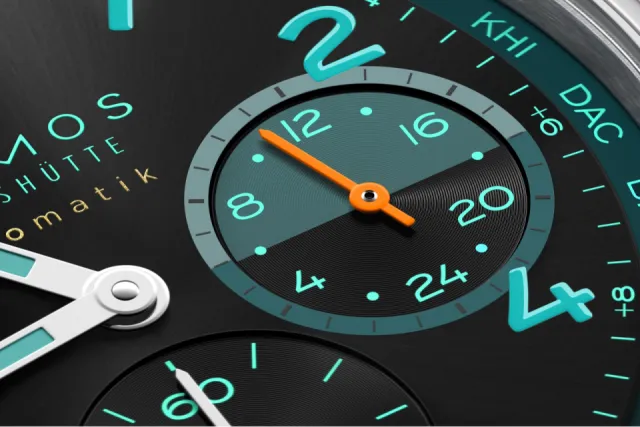 NOMOS Club Sport neomatik Worldtimer Trace 790S7 Görsel 6