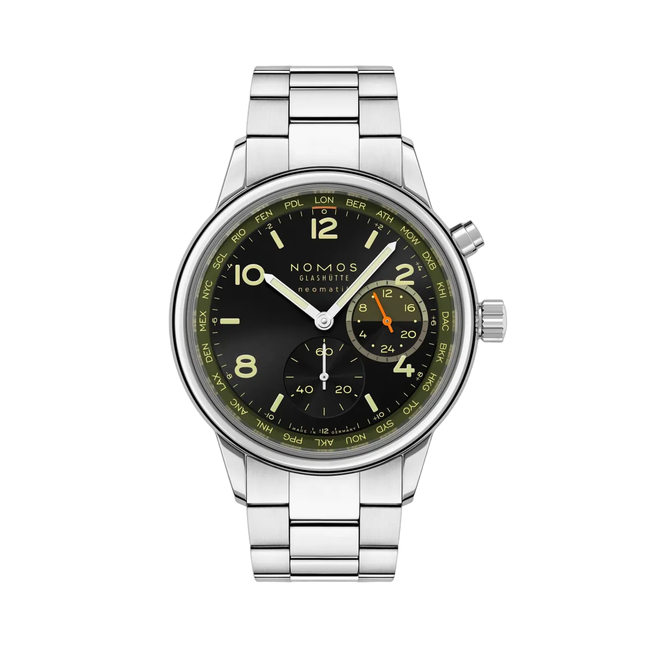 NOMOS Glashütte Club Sport neomatik Worldtimer Vector 790S9