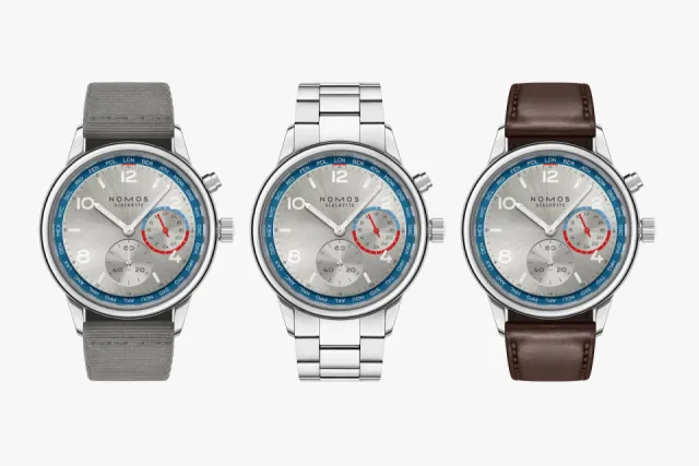 NOMOS Glashütte Club Sport Neomatik Worldtimer Gümüş 791 Görsel 10