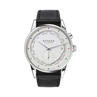 NOMOS Glashütte Zürich Worldtimer Otomatik Beyaz 805