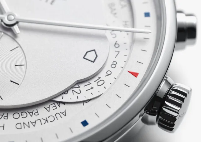 NOMOS Glashütte Zürich Worldtimer Otomatik Beyaz 805 Görsel 3
