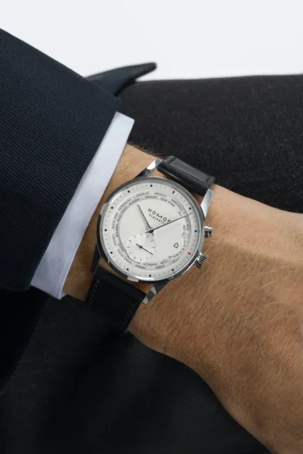 NOMOS Glashütte Zürich Worldtimer Otomatik Beyaz 805 Görsel 6