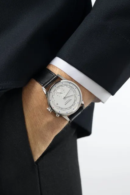 NOMOS Glashütte Zürich Worldtimer Otomatik Beyaz 805 Görsel 7