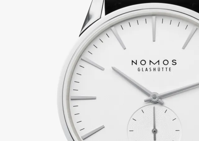 NOMOS Glashütte Zürich Otomatik Beyaz Gümüş Plaka 806 Görsel 3