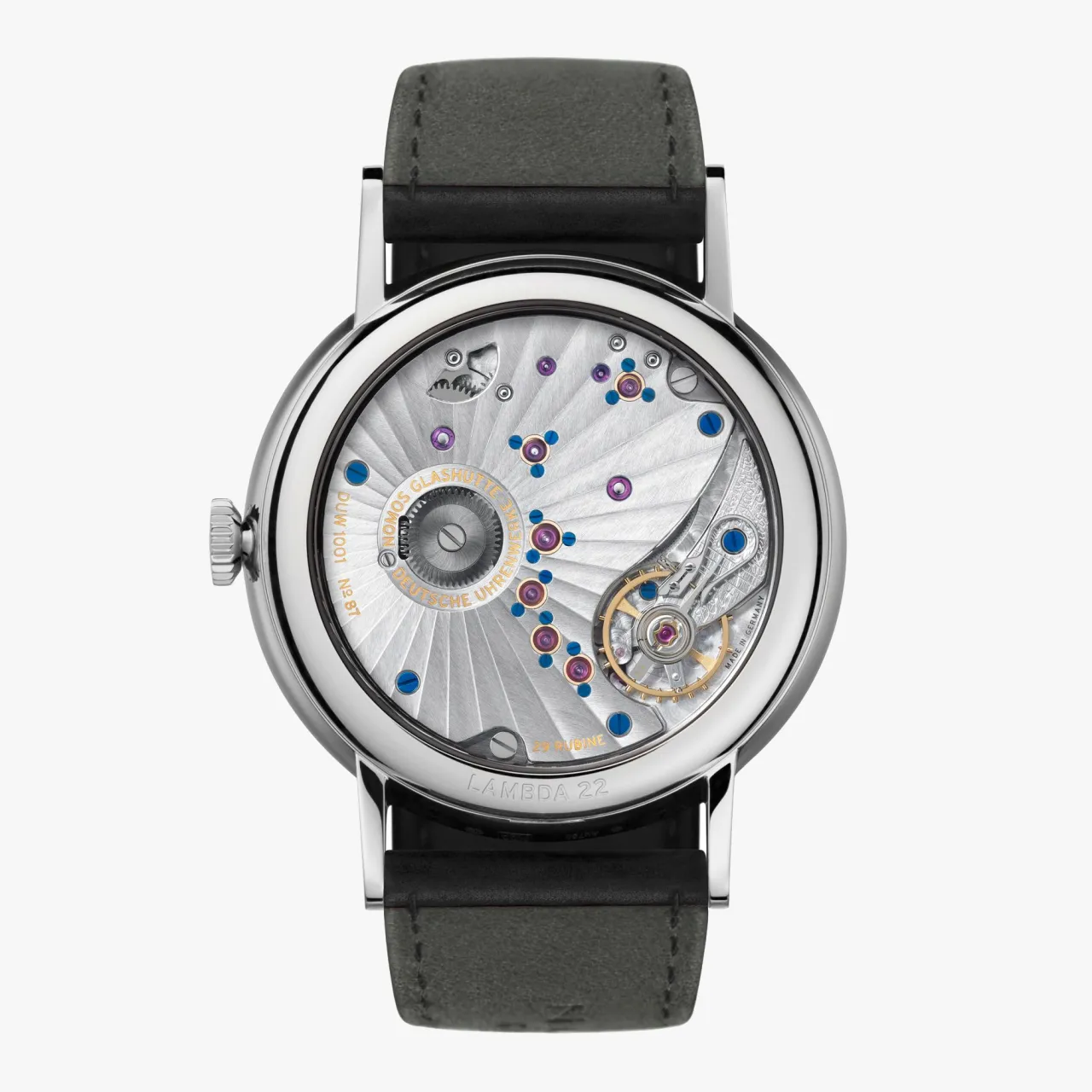 NOMOS Glashütte Lambda White Gold 931 detay görseli 1