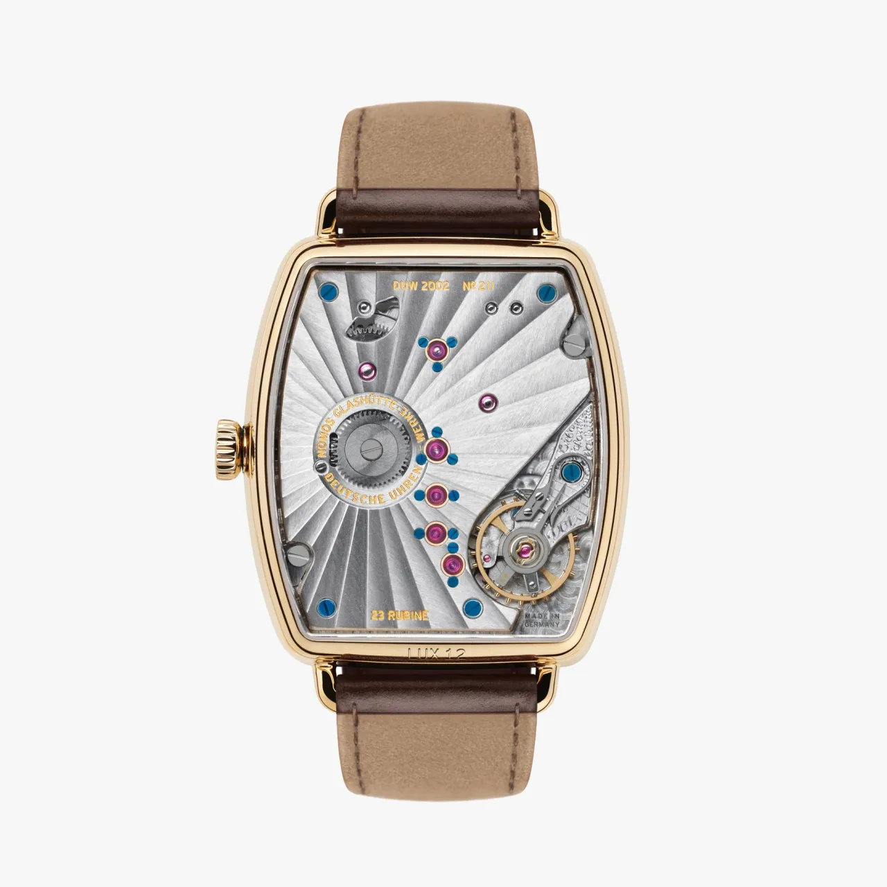 NOMOS Glashütte Lux Zobel Aubergine 942 detay görseli 1
