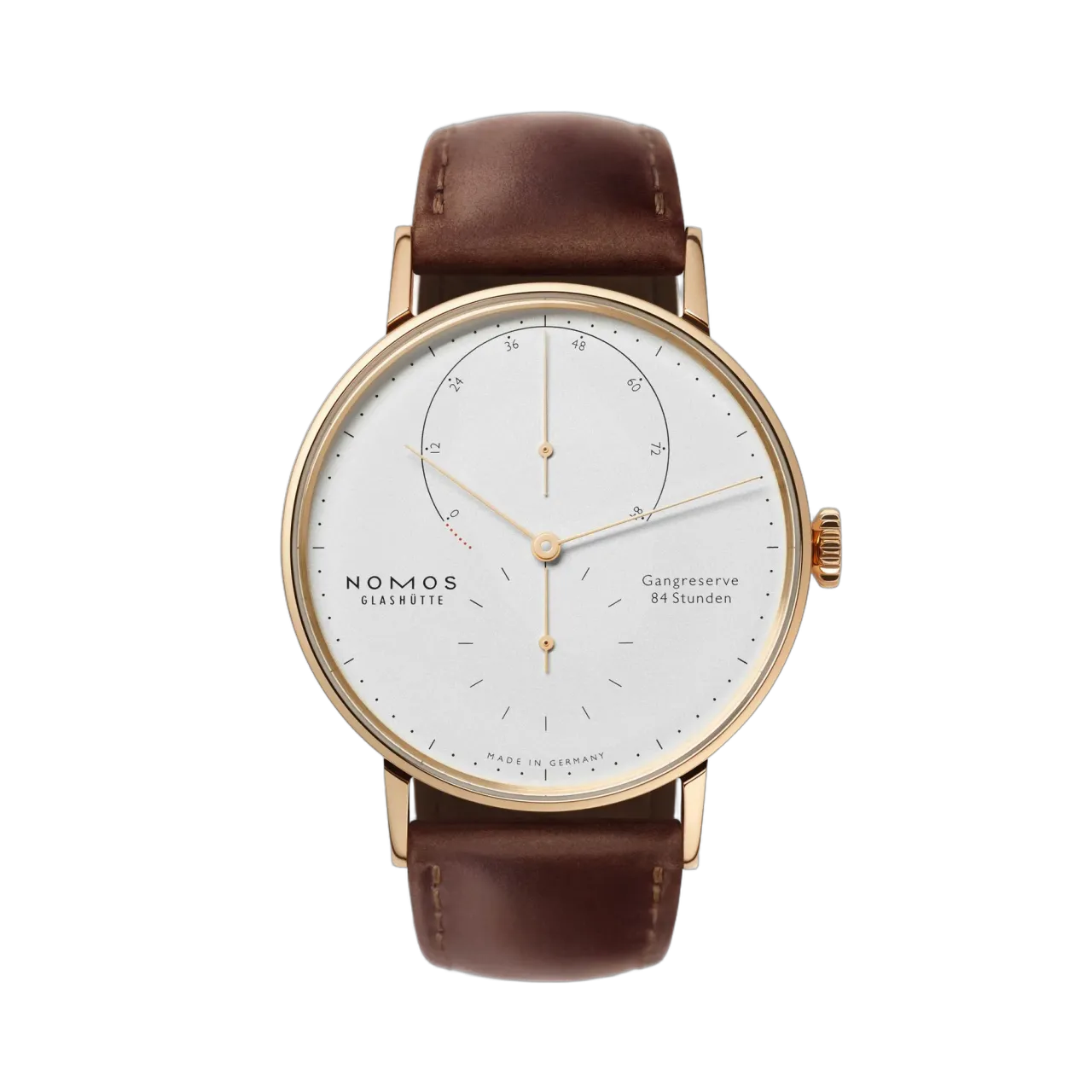 NOMOS Glashütte Lambda 39 Otomatik Beyaz Gümüş Plaka 952