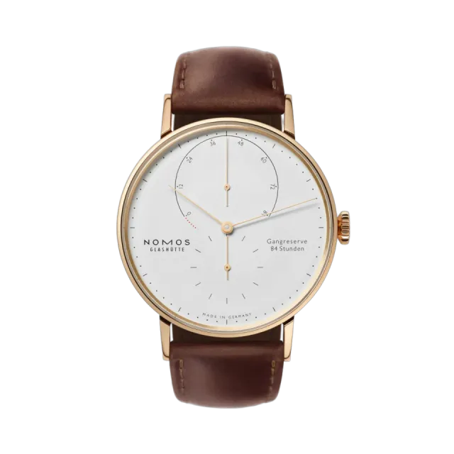 NOMOS Glashütte Lambda 39 Otomatik Beyaz Gümüş Plaka 952 Görsel 1