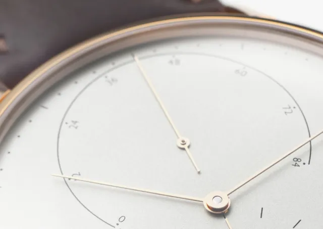 NOMOS Glashütte Lambda 39 Otomatik Beyaz Gümüş Plaka 952 Görsel 3