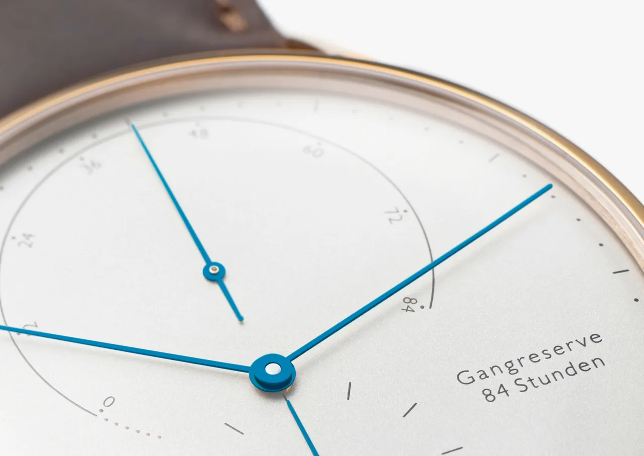 NOMOS Glashütte Lambda 39 Otomatik Beyaz Gümüş 953 detay görseli 2